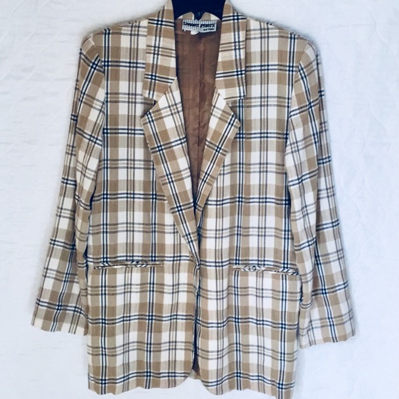 Smart Parts New York Plaid Blazer - Picture 1 of 5